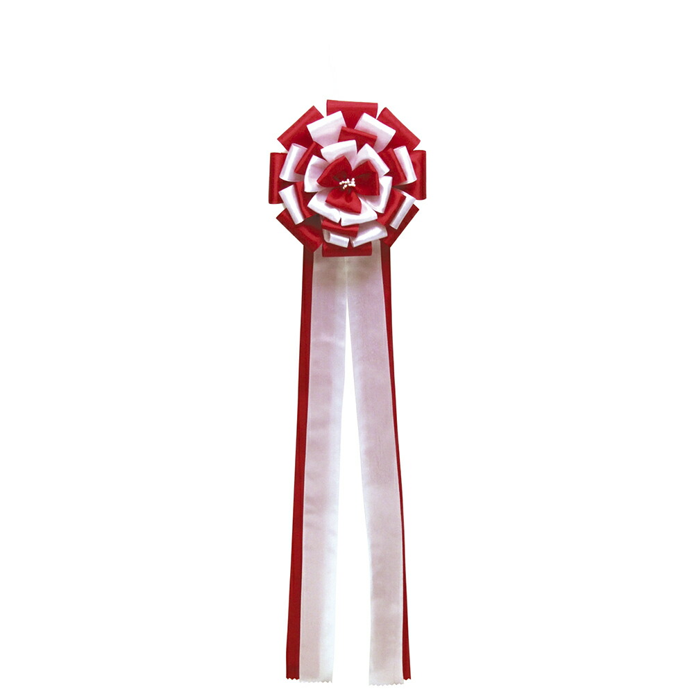 ササガワ テープカット用花型リボン 式典用品 大 花径160mm 2個入 35-7099 【北海道・沖縄・離島配送不可】