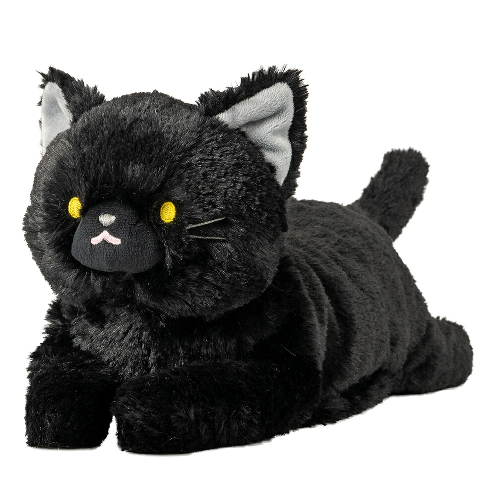 (まとめ買い)ナカバヤシ ほかほかペットぬいぐるみ カイロポケットつき クロネコ SNL-HP-C2 〔×3〕 【北海道・沖縄・離島配送不可】|フジックス