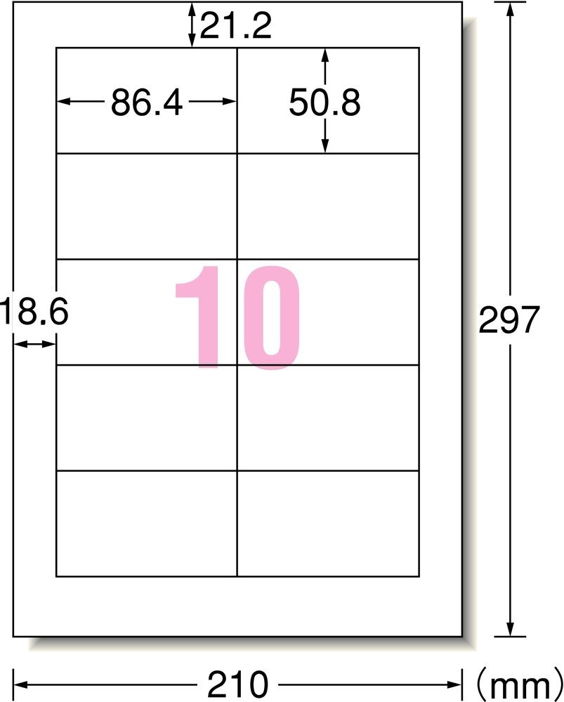 有名人芸能人】 まとめ買い エーワン ラベルシール インクジェット 10面 500枚 28942 〔×3〕 www.tsujide.co.jp