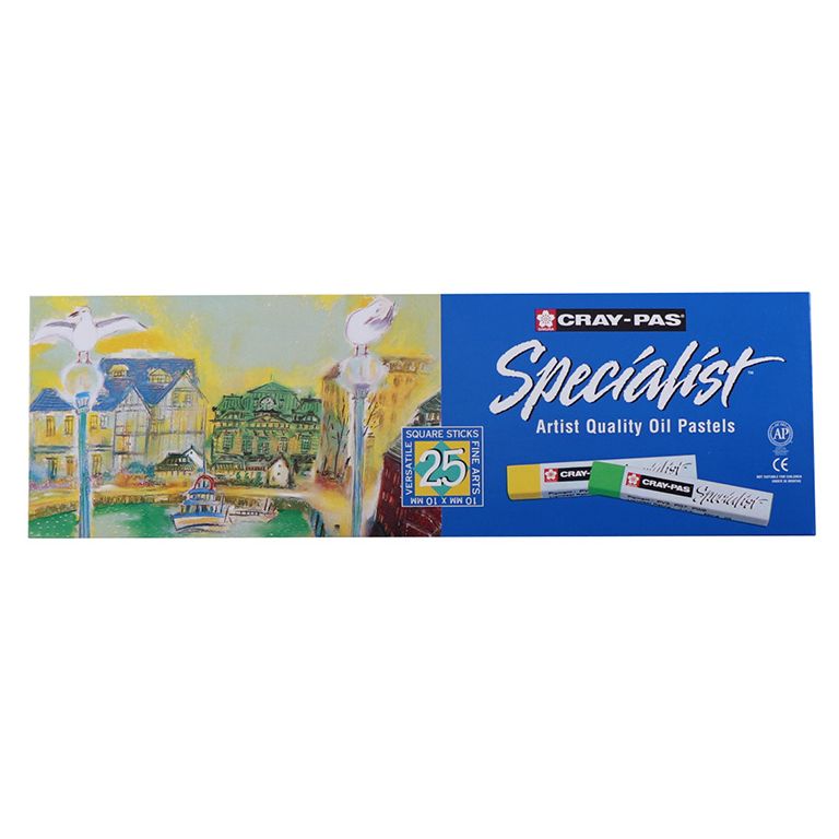 （まとめ買い）サクラクレパス クレパス スペシャリスト 専門家用 25色セット ESP25 〔&times;3〕 【北海道・沖縄・離島配送不可】｜フジックス