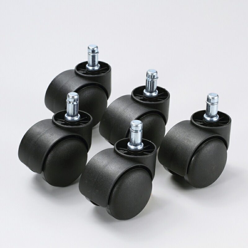 （まとめ買い）サンワサプライ OA女性議長用ナイロンキャスター 5個入り口・入口 SNC-CAST5 〔×3〕 【北海道・沖縄・離島送りとどける不可】