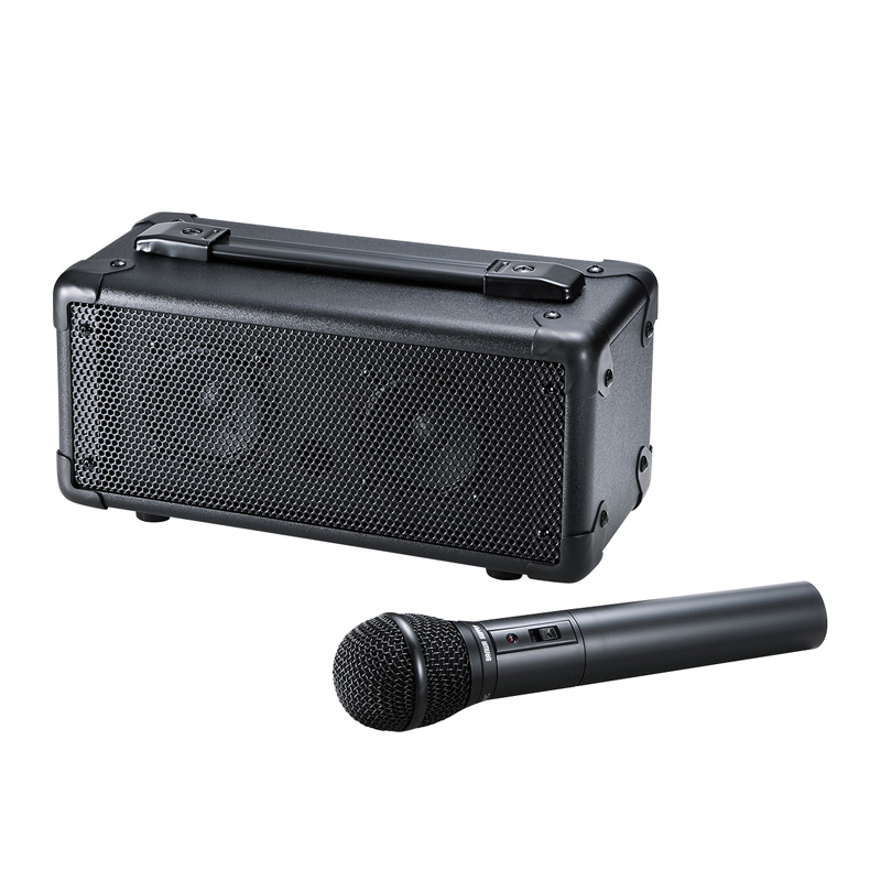 サンワサプライ ワイヤレスマイク付き拡声器スピーカー MM-SPAMP4 【北海道・沖縄・離島配送不可】|フジックス