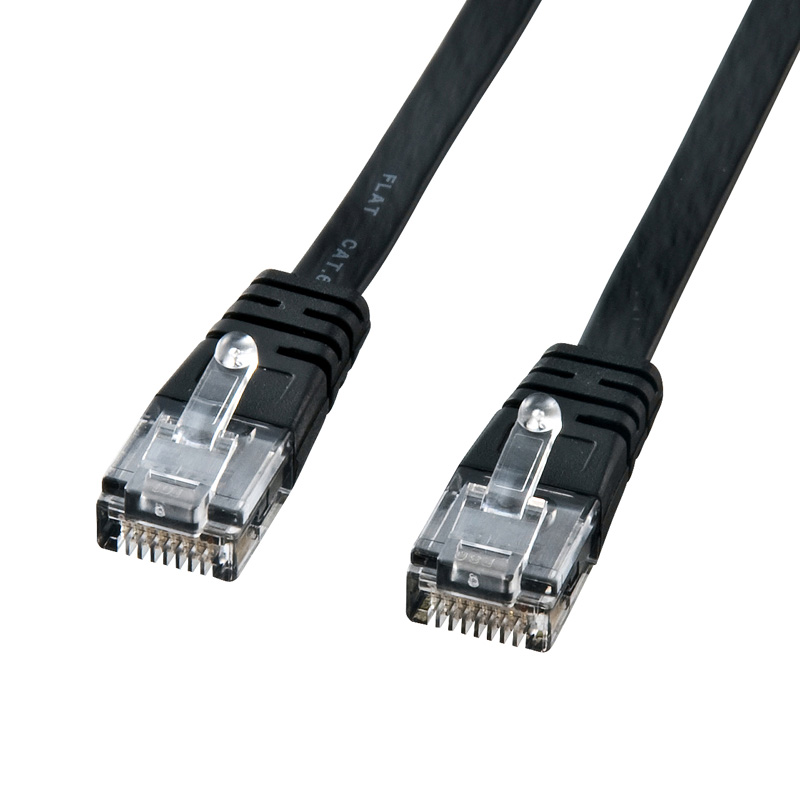 （まとめ買い）サンワサプライ 科目6平ったい有線テレビ 15m 黒いこと KB-FL6-15BKN 〔×3〕 【北海道・沖縄・離島送りとどける不可】