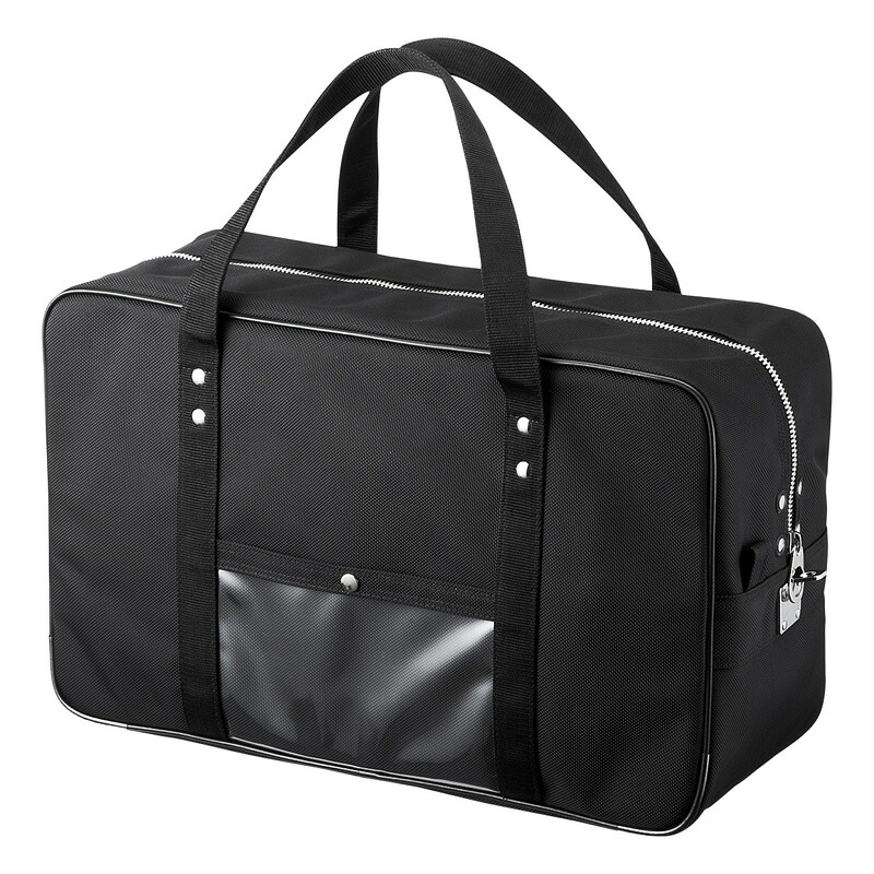 サンワサプライ メールボストンバッグ Lサイズ ブラック BAG-MAIL2BK 【北海道・沖縄・離島配送不可】｜フジックス