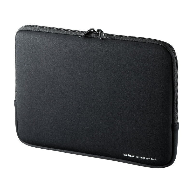 (まとめ買い)サンワサプライ MacBookプロテクトスーツ ブラック IN-MACPR1301BK 〔×3〕 【北海道・沖縄・離島配送不可】|フジックス