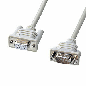（まとめ買い）サンワサプライ エコRS-232C有線テレビ 3m KR-EC9EN3 〔×3〕 【北海道・沖縄・離島送りとどける不可】