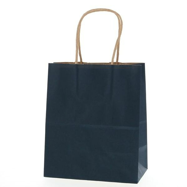 （まとめ買い）シモジマ HEIKO 手提げ紙袋 25引きつける御徒面子 25CB 21-12 未晒 紺C 50枚 幅210×マチ120×高250粍 003266301 〔×3〕 【北海道・沖縄・離島送りとどける不可】