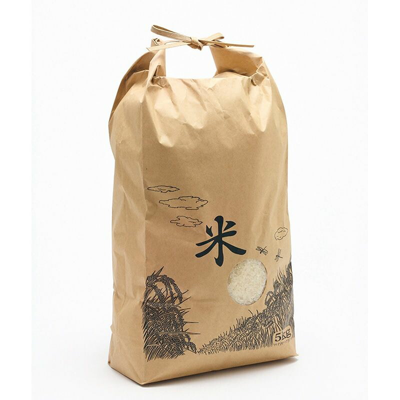 シモジマ 米袋 5kg 米ダンス楽隊(紐)付き添い人 窓あり 100枚 幅190×マチ90×高470粍 004193037 【北海道・沖縄・離島送りとどける不可】