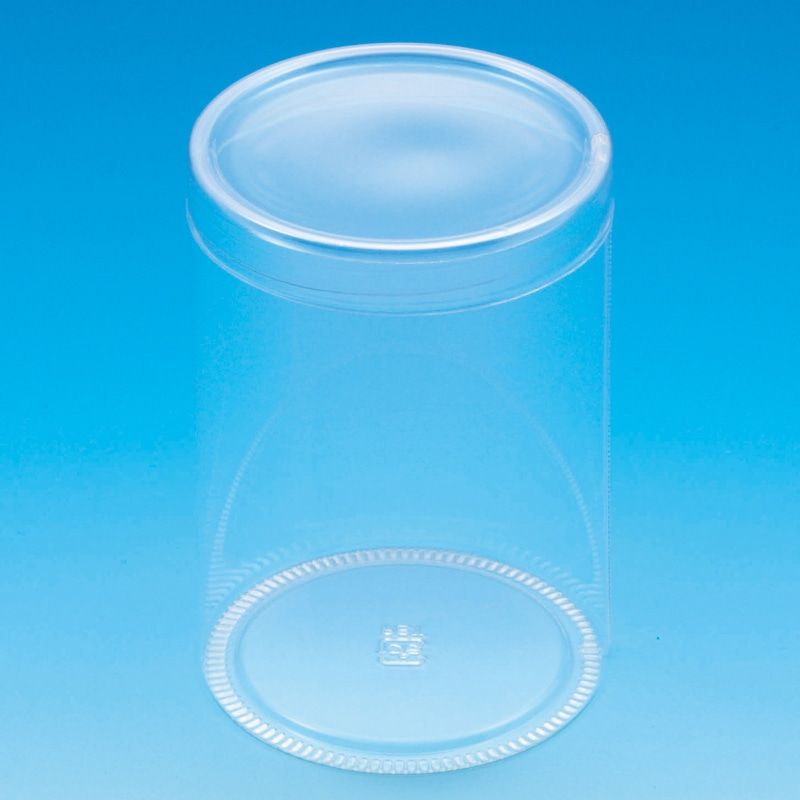 （まとめ買い）シモジマ HEIKO 箱 クリスタルボックス スタンダードタイプ PET円筒ケース 直径70&times;深さ100mm 10個 006854247 〔&times;3〕 【北海道・沖縄・離島配送不可】｜フジックス