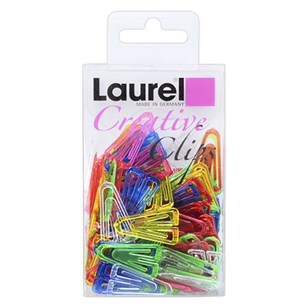 （まとめ買い）LAUREL(ローレル) クリスタルプラスチッククリップ 10×25粍 アソート 100個入 0116-96 〔×10〕 【北海道・沖縄・離島送りとどける不可】