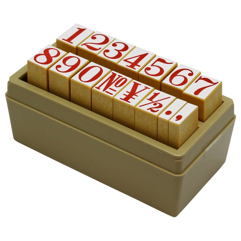（まとめ買い）シヤチハタ 柄付ゴム印 数詞仕掛ける 大大号 TEN-04 〔×3〕【北海道・沖縄・離島送りとどける不可】