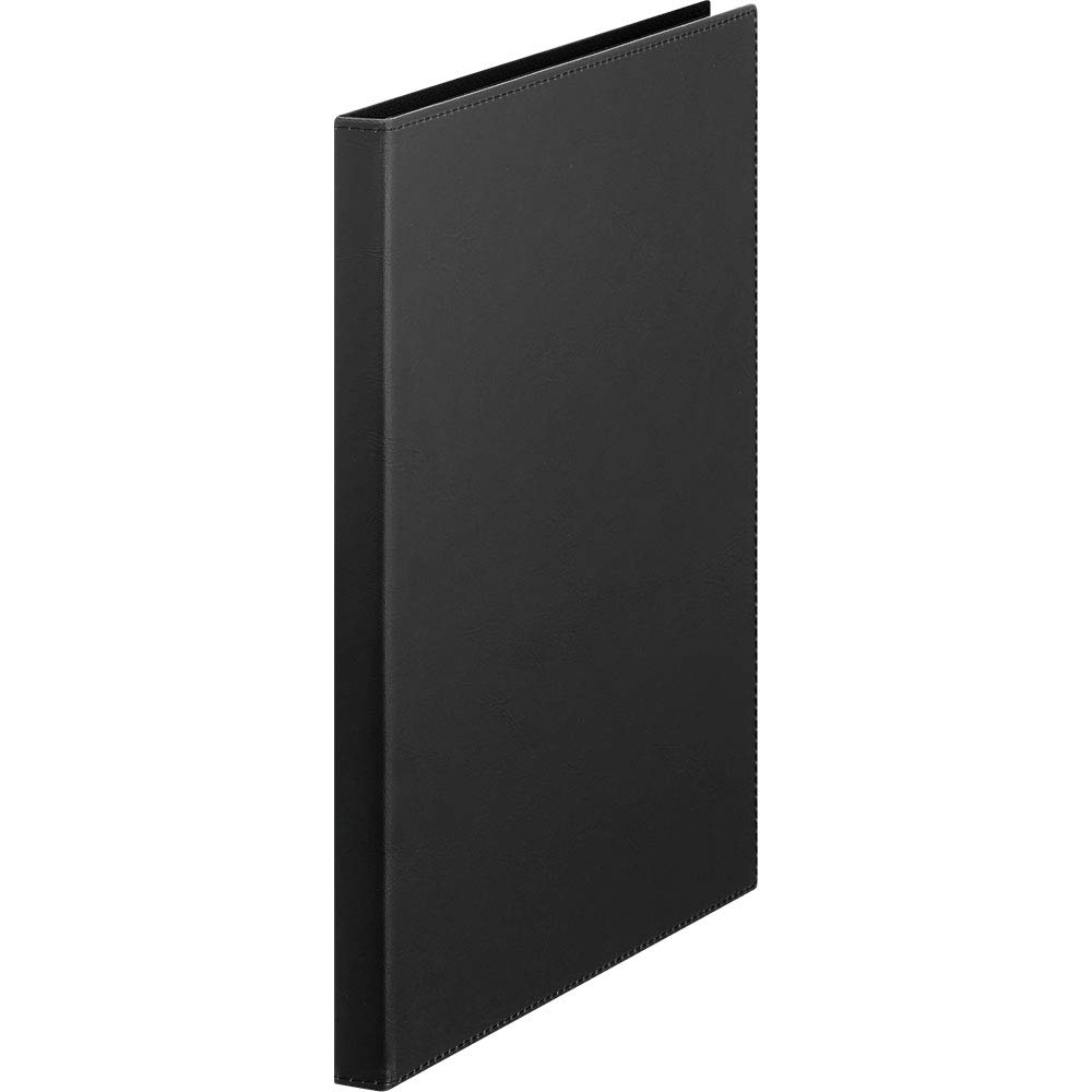 （まとめ買い）第一人者体育館 レザフェスU 読みやすい整理保存用具 合皮 A4 40P 黒 1931LUWクロ 〔3冊仕掛ける〕【北海道・沖縄・離島送りとどける不可】