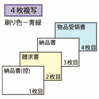 (まとめ買い)ヒサゴドットプリンタ帳票納品書4枚複写区分対応500セット軽減税率制度対応BP004〔×3〕