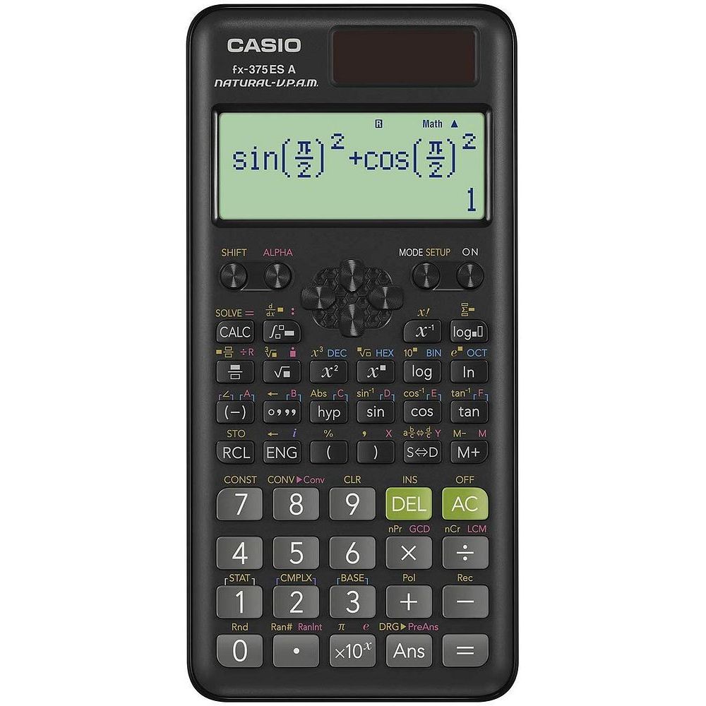 （まとめ買い）カシオ 関数電卓 10桁 数学自然表示 FX-375ESA-N 〔3個セット〕【北海道・沖縄・離島配送不可】｜フジックス