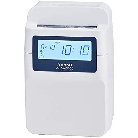アマノ コネクテッドタイムレコーダー 時間集計モデル MX-3000 【北海道・沖縄・離島配送不可】｜フジックス