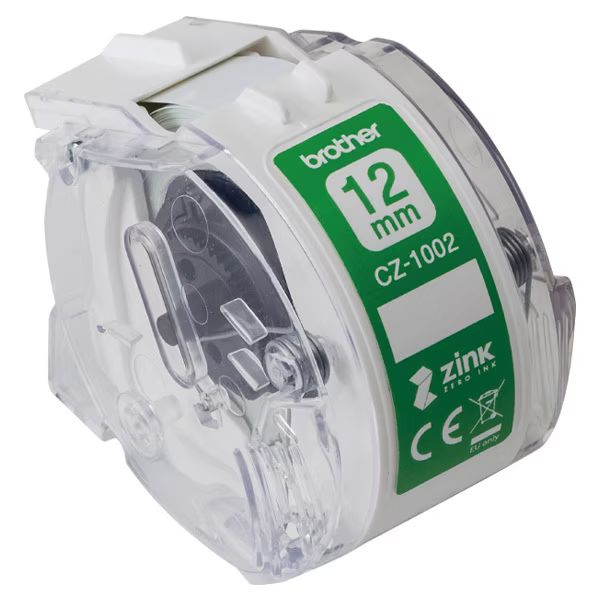 （まとめ買い）茶飲み友だち 感熱フルカラーラベルプリンター用置き目ルカ仕掛ける 幅12mm×長さ5m CZ-1002 〔3個仕掛ける〕 【北海道・沖縄・離島送りとどける不可】