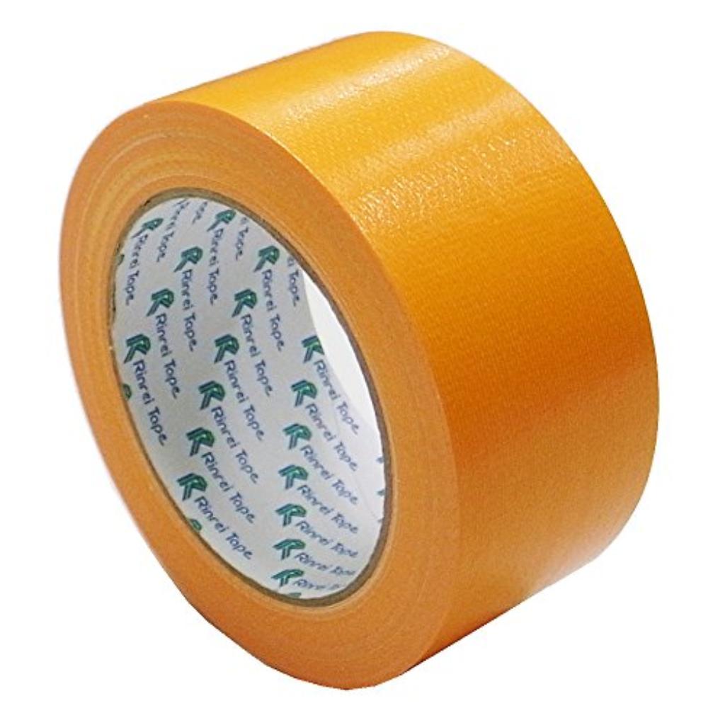 リンレイ 布カラーテープ #384布カラー （オレンジ）サイズ50X25m 〔まとめ買い30巻セット〕 【代引不可】【北海道・沖縄・離島配送不可】
