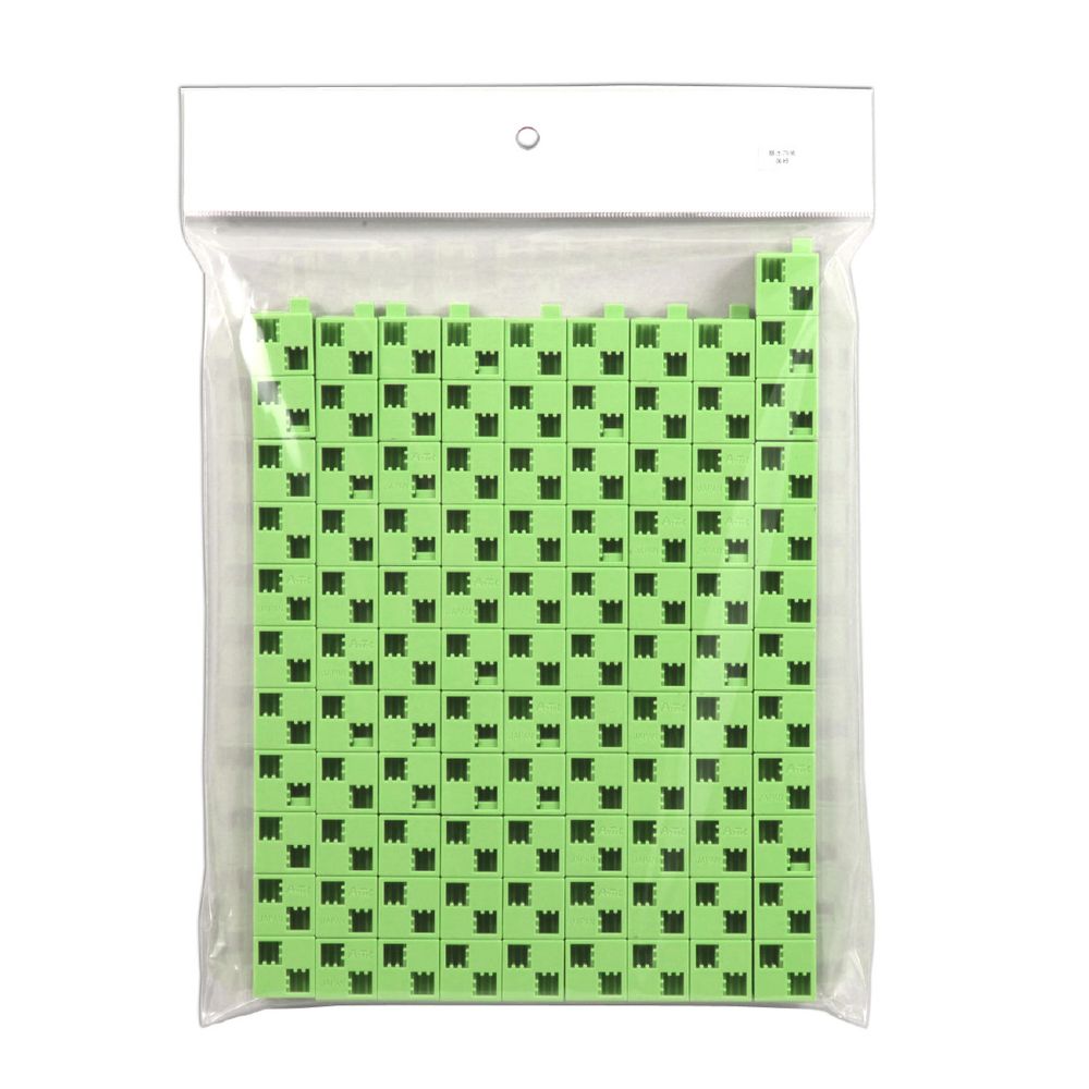 （まとめ買い）アーテック Artec立ちはだかる 一部分単品 基本理念四角 100P 黄緑 77851 〔×3仕掛ける〕 【北海道・沖縄・離島送りとどける不可】