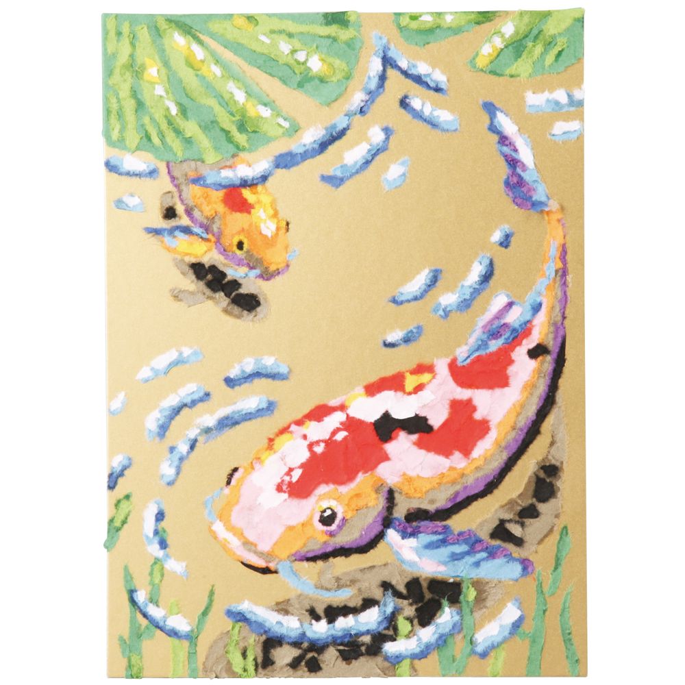 手作り工芸画　歌舞伎絵6枚組　［Ａ４サイズ厚手和紙］ imgrc0068964678.jpg