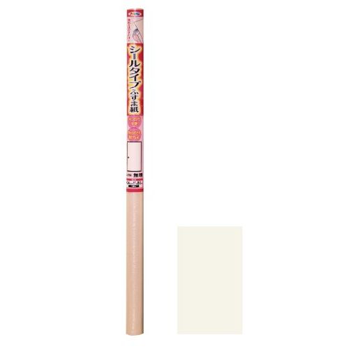 (まとめ買い)アサヒペン シールタイプふすま紙 94cm×180cm NO.350 無地 〔×3〕