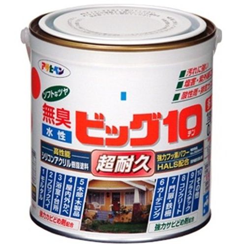 （まとめ買い）アサヒペン 水溶性ビッグ10多役立つこと 213淡彩緑であること 0.7L 〔3缶書き割り〕【北海道・沖縄・離島送りとどける不可】