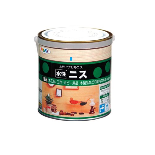 （まとめ買い）アサヒペン 水性ニス ダークオーク 0.7L 〔3缶セット〕【北海道・沖縄・離島配送不可】｜フジックス
