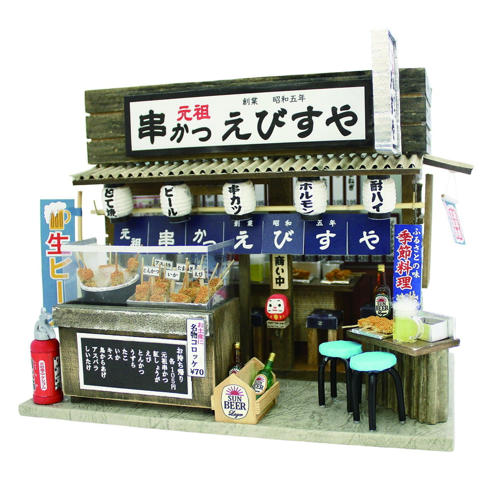 楽天市場】ビリー 手作りドールハウスキット 昭和屋台キット