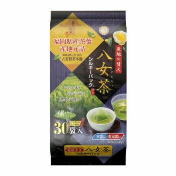 宇治森徳 産地の贅沢・八女茶 シルキーパック (3g×30P)×10袋