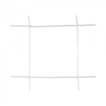 鵜沢ネット 一般用サッカーゴールネット 白 110dt 240本 12cm目 宅配便送料無料