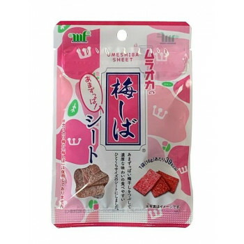 村岡食品工業 梅しばシート 16g×10袋×12セット