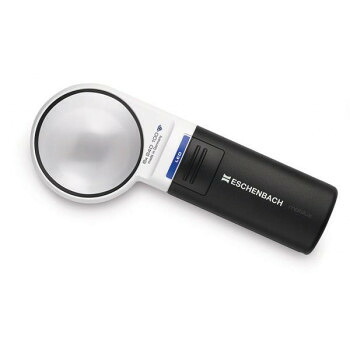 エッシェンバッハ　LEDワイドライトルーペ　LED ライト付手持ちルーペ　60mmφ(6倍)　1511-6 【北海道・沖縄・離島配送不可】｜フジックス