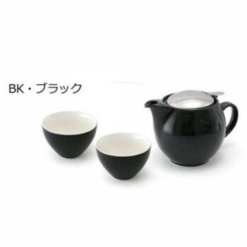 ユニバーサルポット　ギフトセット　(ユニバーサルティーポット3人用+ティーカップワイド×2)　ZG-001　BK 【北海道・沖縄・離島配送不可】