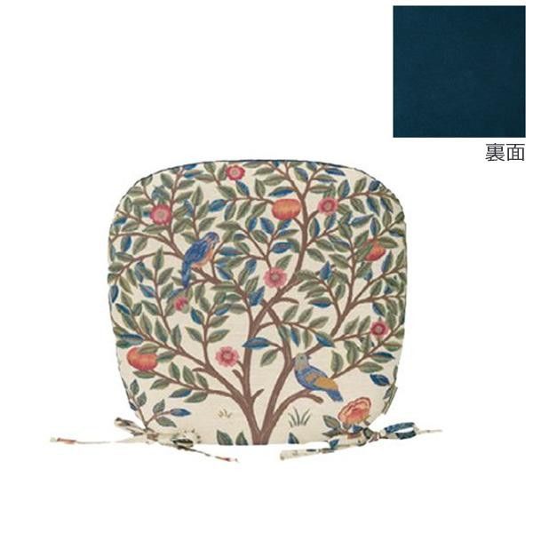 川島織物セルコン Morris Design Studio ケルムスコットツリー ダイニングシートクッション 45×43Vcm LN1722 BE ベージュ 【北海道・沖縄・離島配送不可】|フジックス