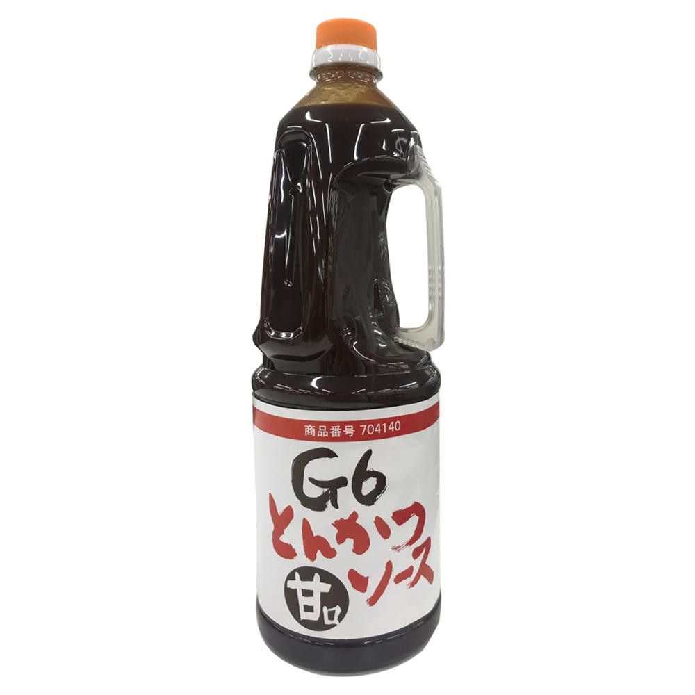 タカハシソース　G6とんかつソース甘口 1.8L 8本セット　704140 【北海道・沖縄・離島配送不可】