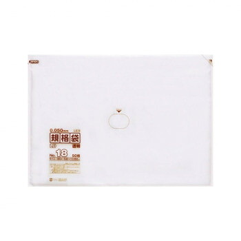 ジャパックス LD規格袋厚口 厚み0.050mm No.18 透明 50枚×5冊×2箱 L518 【北海道・沖縄・離島配送不可】|フジックス
