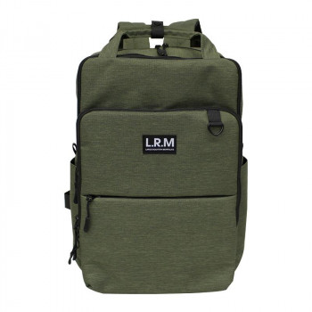 L.R.M 10ポケット スクエア3層リュック CMK19-0541 カーキ 【北海道・沖縄・離島配送不可】