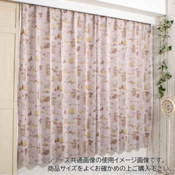 ディズニー クラッシックプー カーテン 2枚組 100×200cm SB-656-D 【北海道・沖縄・離島配送不可】