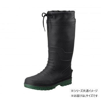 福山ゴム工業　カジュアルショートブーツ ビーンズクラブ 600S　 Lブラック BB36300 【北海道・沖縄・離島配送不可】