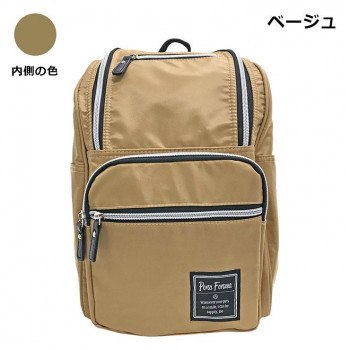 優美社　4571-01　Porta Fortuna （ポルタ フォルチューナ） ポリエステル リュック ベージュ 【北海道・沖縄・離島配送不可】