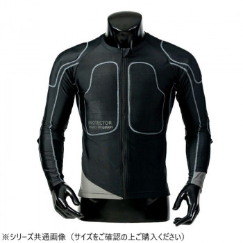 NANKAI プロテクターインナージャケット (サーモトロン) Ladysサイズ SDW-6109 WL ブラック/グレー 【北海道・沖縄・離島配送不可】