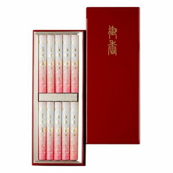 日本香堂 高砂 （華） 樹脂塗箱短寸10入 65091 【北海道・沖縄・離島配送不可】