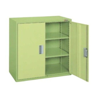 サカエ 工具管理ユニットKU型 スチール両開き扉タイプ 900&times;450&times;880mm グリーン KU-93B 【北海道・沖縄・離島配送不可】｜フジックス