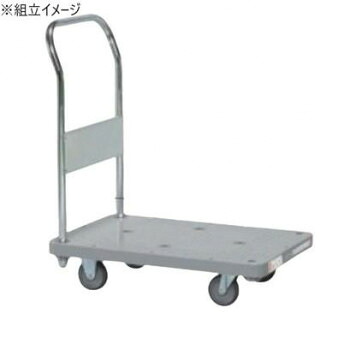 サカエ 樹脂ハンドカー 取手固定式 標準キャスター 720×465×836mm SHN-10K 【北海道・沖縄・離島配送不可】|フジックス