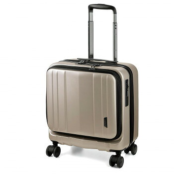 BAGGEX SILES キャリーケース 横型 シャンパンゴールド 05-5210-69 【北海道・沖縄・離島配送不可】