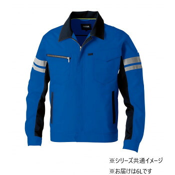 桑和 964 長袖上衣(照りかえす材付き添い人) 6L大きさ 青み(8) SOWA 【北海道・沖縄・離島送りとどける不可】