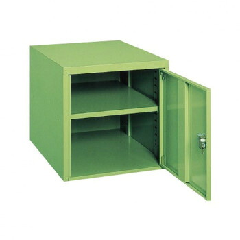 サカエ Wキャビネット 抗菌粉体塗装 457×580×450mm 中棚1枚付 W-0N 【北海道・沖縄・離島配送不可】|フジックス