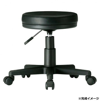 藤沢工業(TOKIO) 作業用チェア FTY-25L ブラック 【北海道・沖縄・離島配送不可】｜フジックス