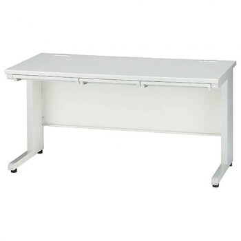 井上金庫販売 オフィス用テーブル W1400 本体WH/天板ホワイト GSH-W147 WH 【北海道・沖縄・離島配送不可】|フジックス