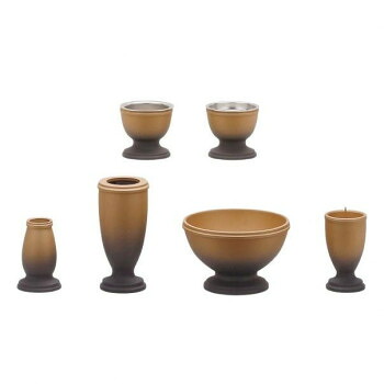 ALTE MEISTER アルテマイスター 仏具 かなで 6点セット 山吹 49729 【北海道・沖縄・離島配送不可】|フジックス