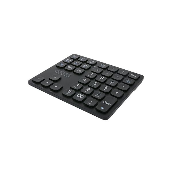 ナカバヤシ ミヨシBluetooth十字キー付 ワイヤレステンキー ブラック TENBT03／BK 1個 【北海道・沖縄・離島配送不可】